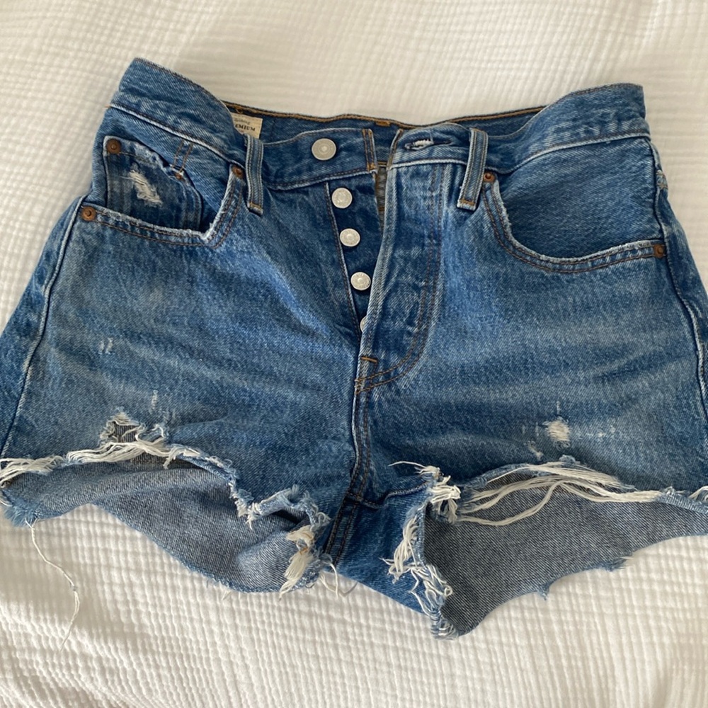 Levi 501 denim shorts